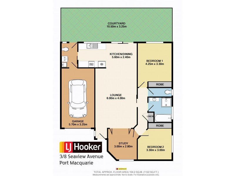 3/8 Seaview Avenue, Port Macquarie NSW 2444 Floorplan