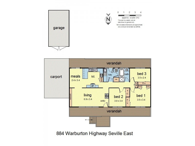884 Warburton Highway, Seville East VIC 3139 Floorplan