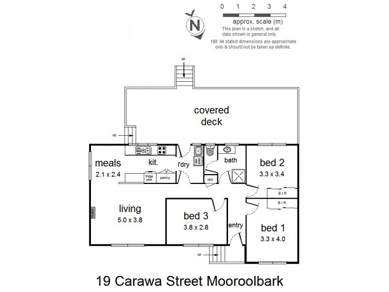 19 Carawa Street, Mooroolbark VIC 3138 Floorplan