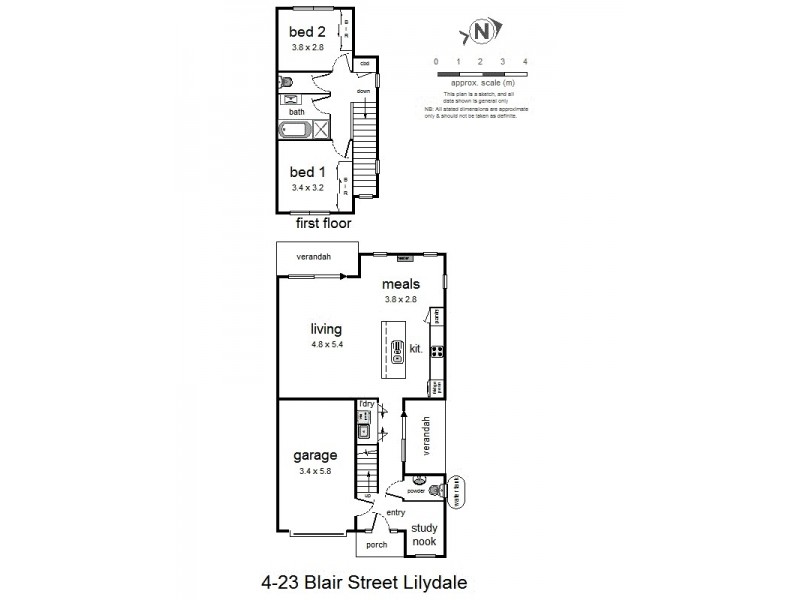 Unit 4/23 Blair Street, Lilydale VIC 3140 Floorplan