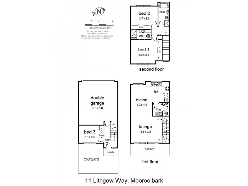 11 Lithgow Way, Mooroolbark VIC 3138 Floorplan