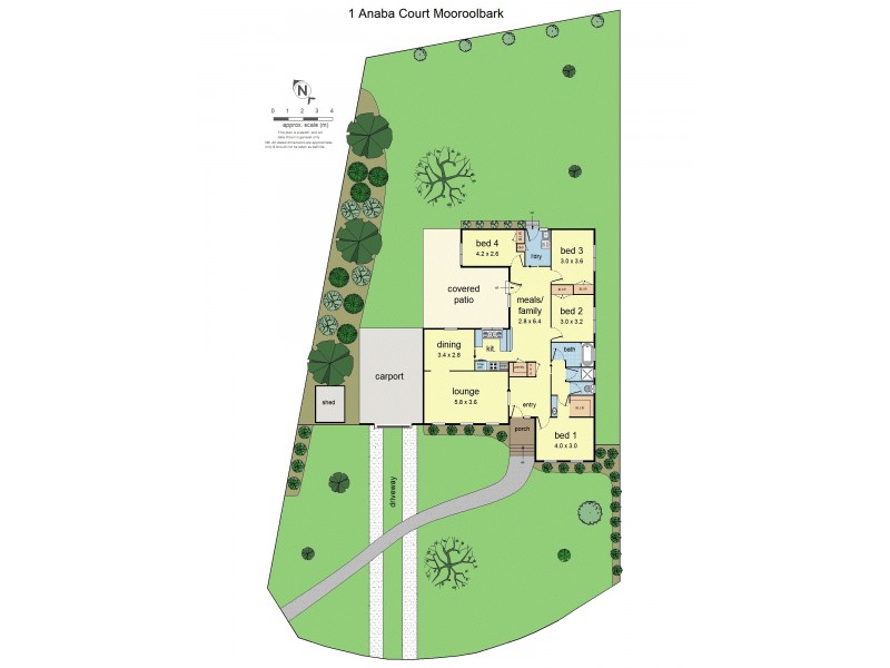 1 Anaba Court, Mooroolbark VIC 3138 Floorplan