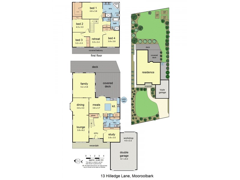 13 Hilledge Lane, Mooroolbark VIC 3138 Floorplan