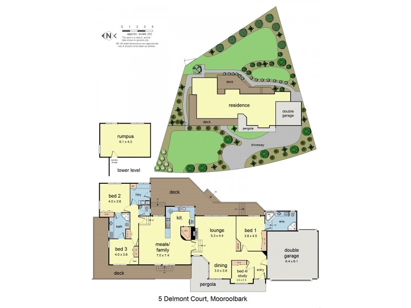 5 Delmont Court, Mooroolbark VIC 3138 Floorplan