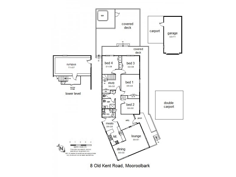 8 Old Kent Road, Mooroolbark VIC 3138 Floorplan