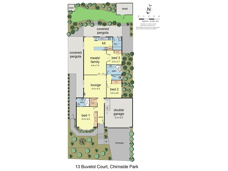 13 Buvelot Court, Chirnside Park VIC 3116 Floorplan