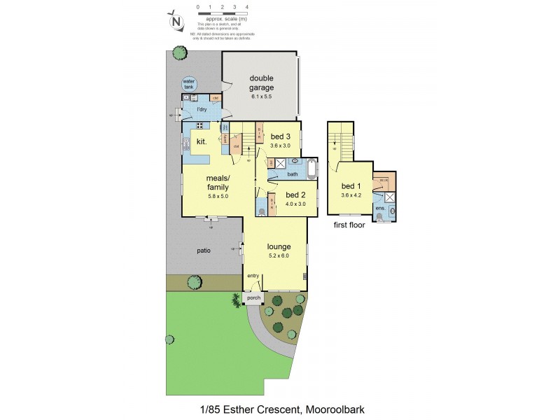 1/85 Esther Crescent, Mooroolbark VIC 3138 Floorplan