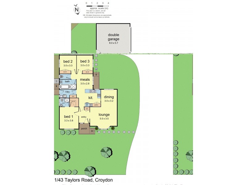 Unit 1/43 Taylors Road, Croydon VIC 3136 Floorplan
