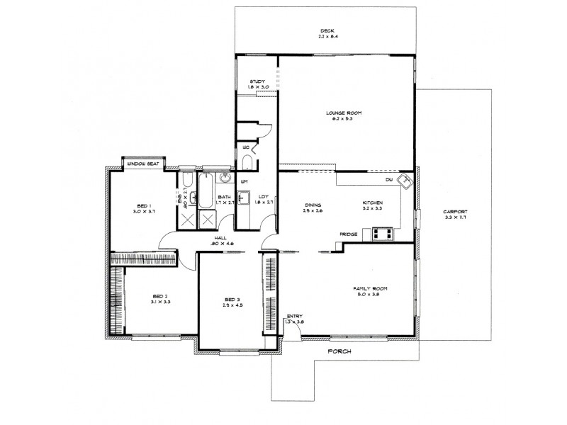 21 Woodville Road, Mooroolbark VIC 3138 Floorplan