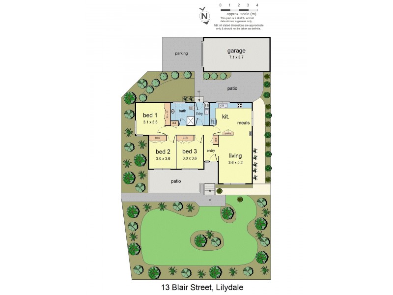 13 Blair Street, Lilydale VIC 3140 Floorplan