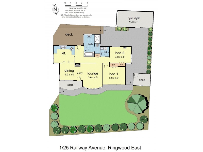 Unit 1/25 Railway Avenue, Ringwood East VIC 3135 Floorplan