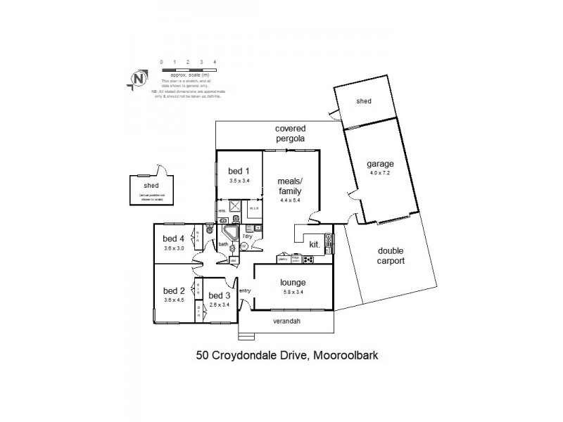 50 Croydondale Drive, Mooroolbark VIC 3138 Floorplan