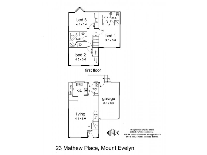 23 Mathew Place, Mount Evelyn VIC 3796 Floorplan
