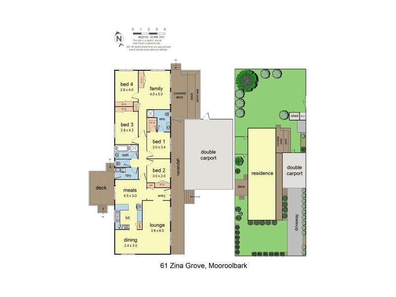 61 Zina Grove, Mooroolbark VIC 3138 Floorplan