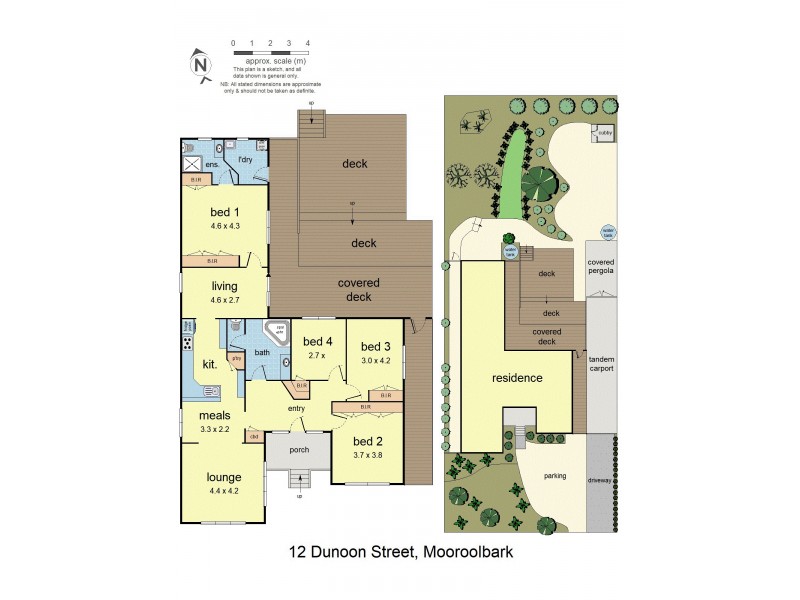 12 Dunoon Street, Mooroolbark VIC 3138 Floorplan