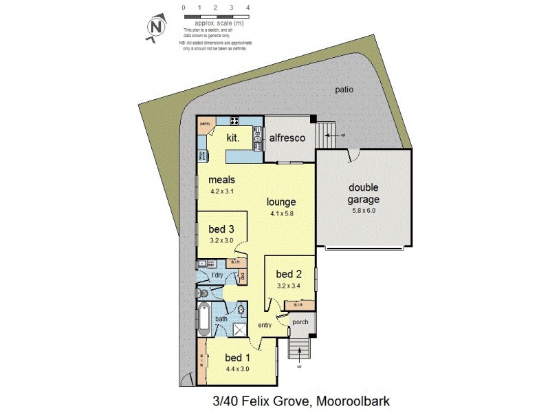 3/40 Felix Grove, Mooroolbark VIC 3138 Floorplan