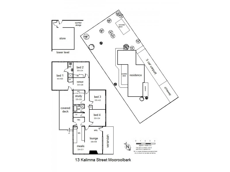 13 Kalimna Street, Mooroolbark VIC 3138 Floorplan