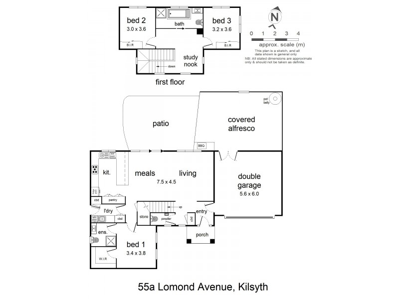 55A Lomond Avenue, Kilsyth VIC 3137 Floorplan