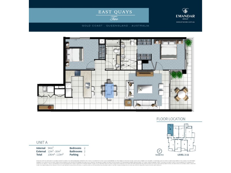 25-31 East Quay Drive, Biggera Waters QLD 4216 Floorplan