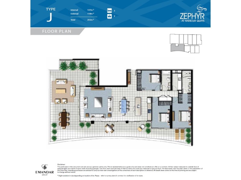 404/15 Compass Drive, Biggera Waters QLD 4216 Floorplan