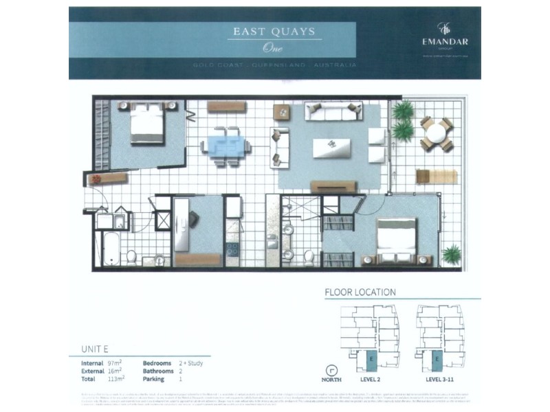 1902/25-31 East Quay Drive, Biggera Waters QLD 4216 Floorplan