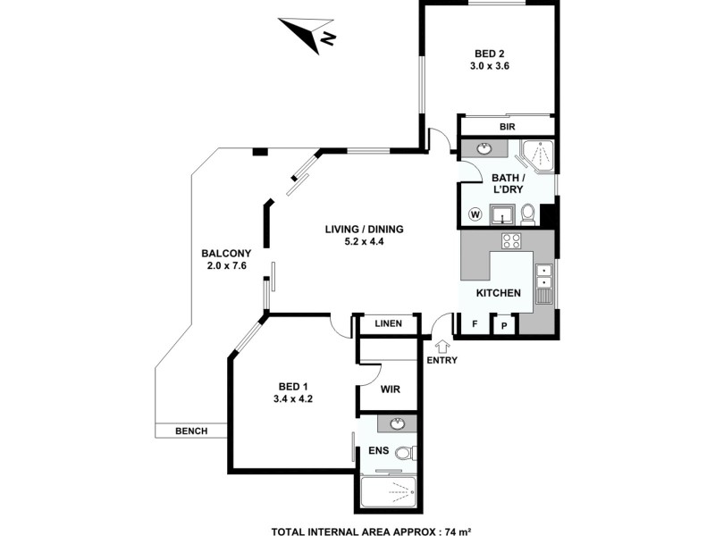 10/47 Bayview Street, Runaway Bay QLD 4216 Floorplan