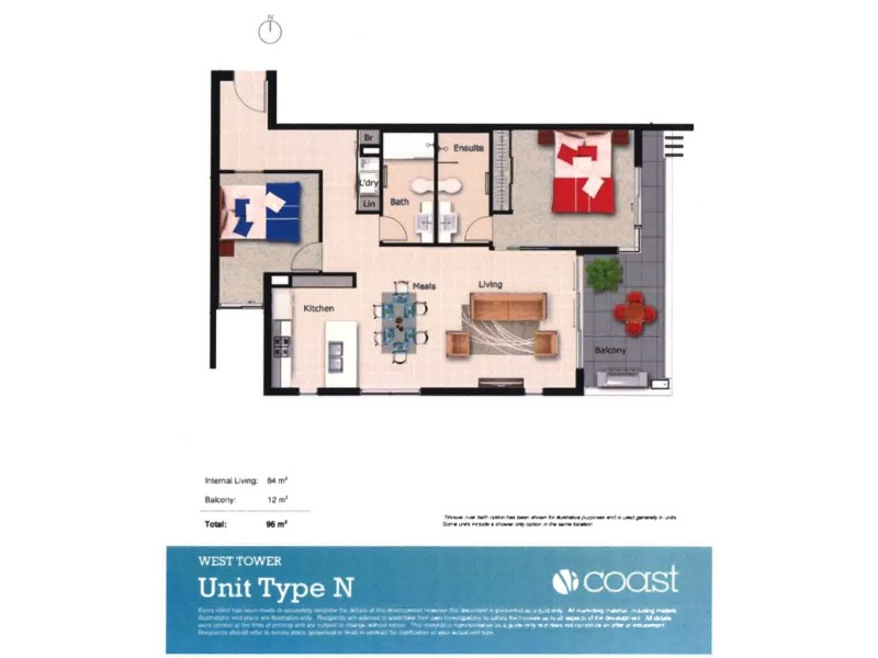 313/17 Bath Street, Labrador QLD 4215 Floorplan