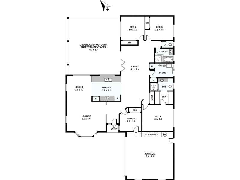 14 Ashburton Close, Arundel QLD 4214 Floorplan