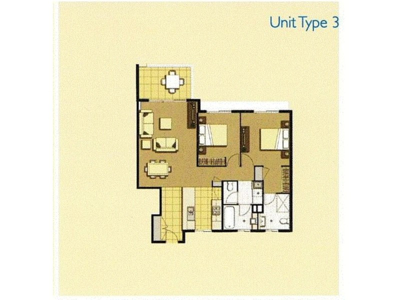 633/64-68 Sickle Avenue, Hope Island QLD 4212 Floorplan