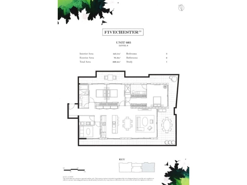 603/5 Chester Terrace, Southport QLD 4215 Floorplan