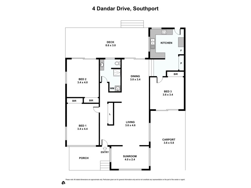 4 Dandar Drive, Southport QLD 4215 Floorplan