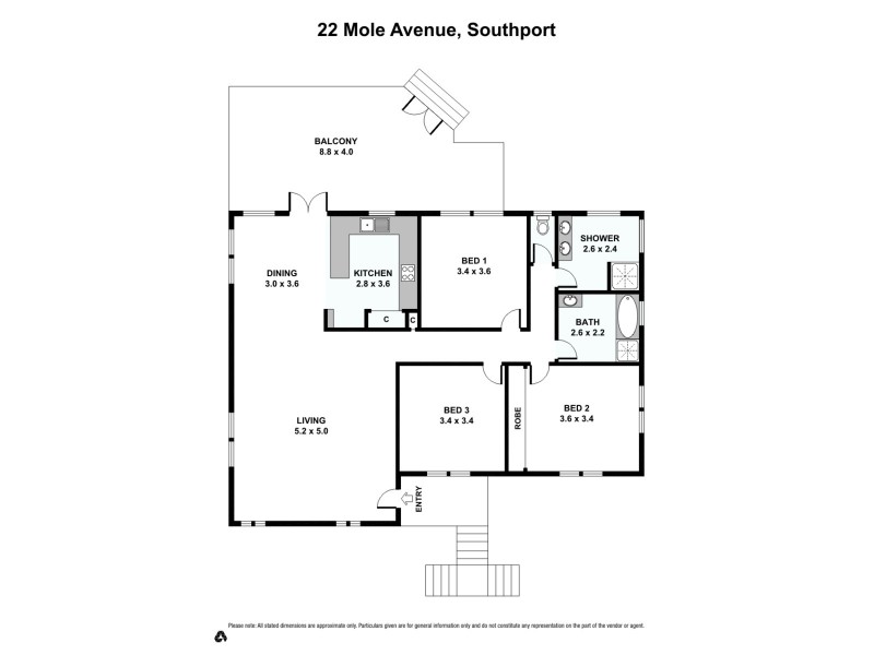 22 Mole Avenue, Southport QLD 4215 Floorplan