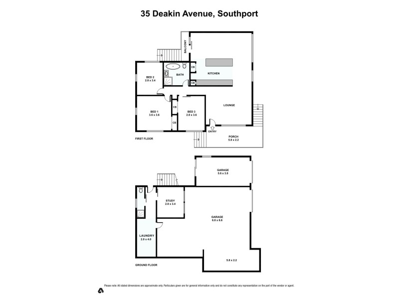 35 Deakin Avenue, Southport QLD 4215 Floorplan