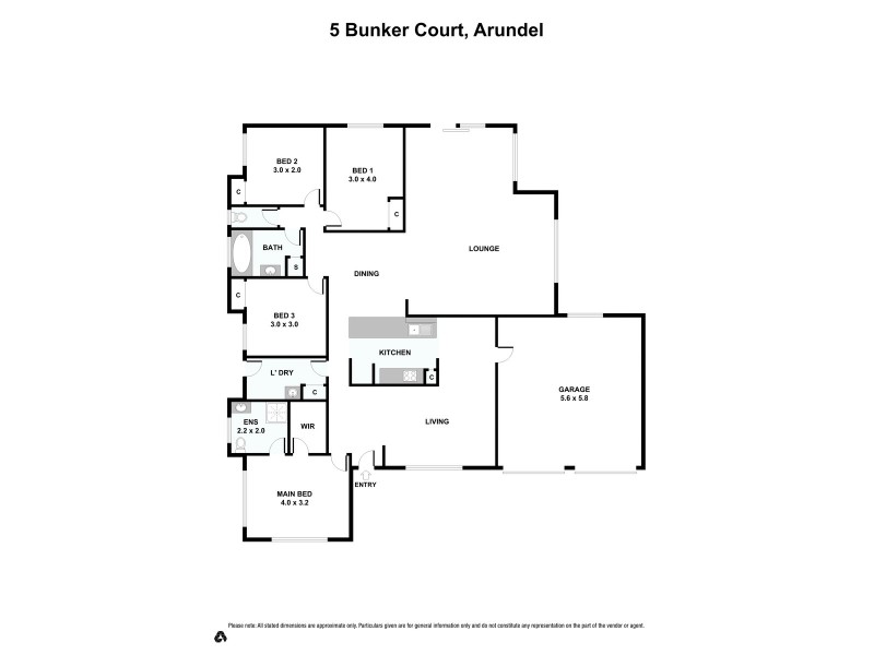 5 Bunker Court, Arundel QLD 4214 Floorplan
