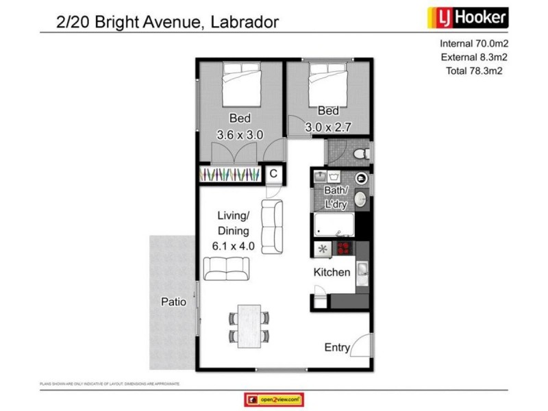 2/20 Bright Avenue, Labrador QLD 4215