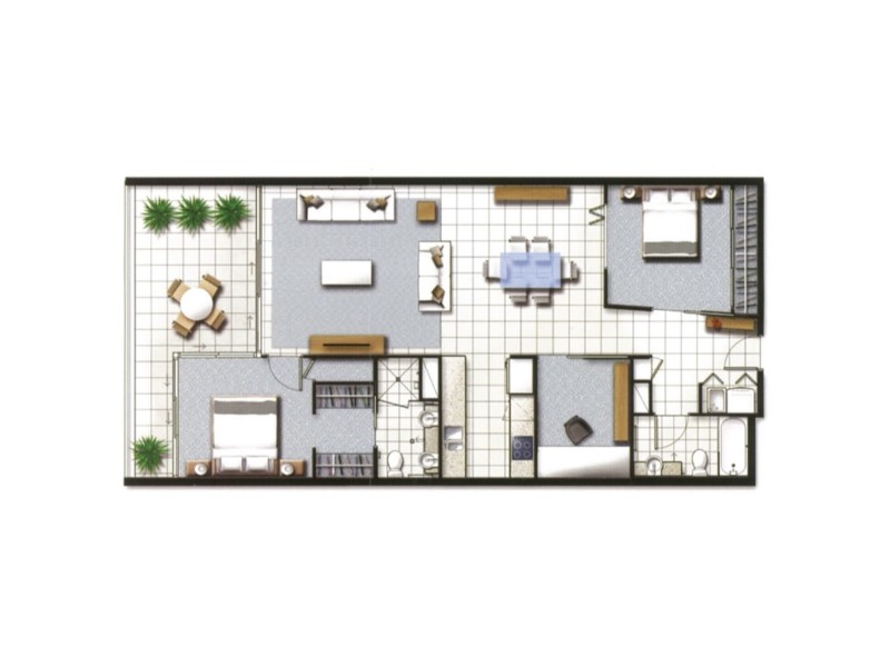 602/11 Compass Drive, Biggera Waters QLD 4216 Floorplan