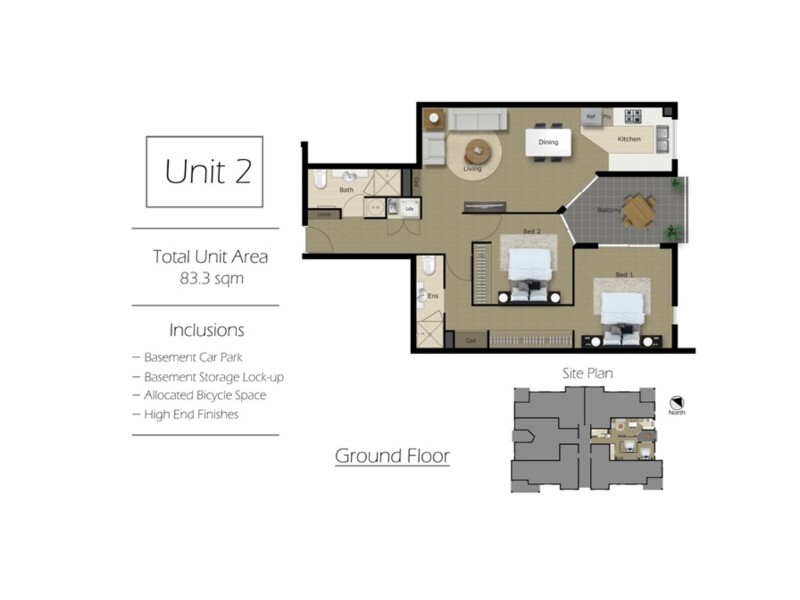 2/14-16 Proud Street, Labrador QLD 4215 Floorplan