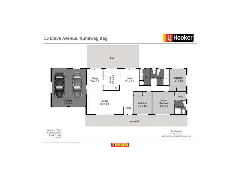 13 Erave Avenue, Runaway Bay QLD 4216 Floorplan