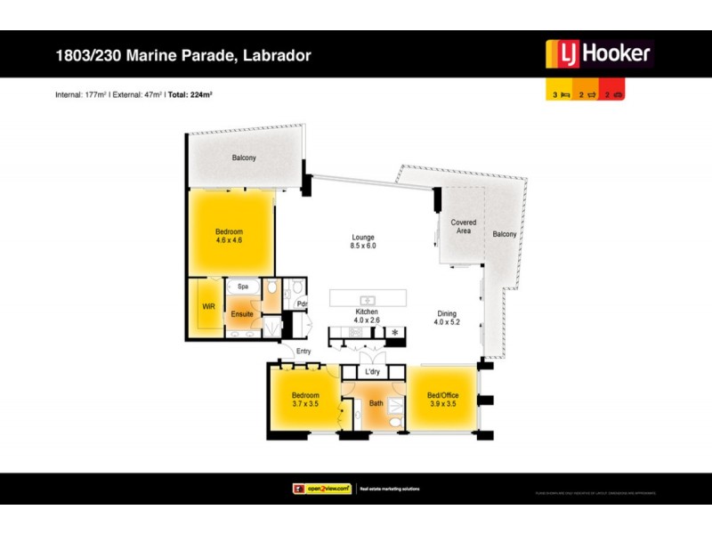 1803/230 Marine Parade, Labrador QLD 4215