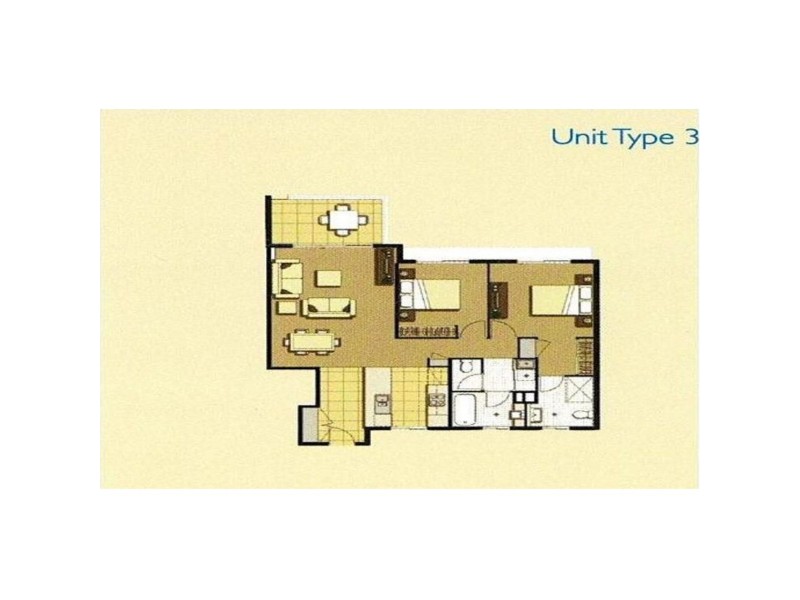 823/64-68 Sickle Avenue, Hope Island QLD 4212 Floorplan