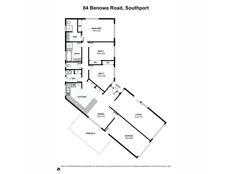84 Benowa Road, Southport QLD 4215 Floorplan