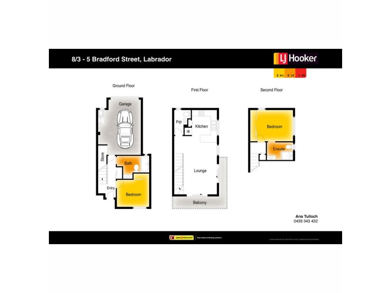 8/3-5 Bradford Street, Labrador QLD 4215 Floorplan