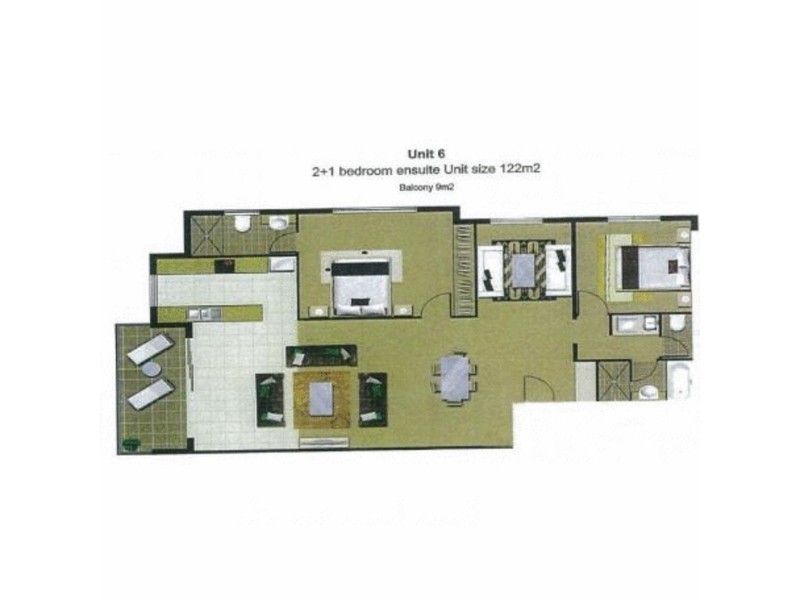 6/8-10 Victor Avenue, Paradise Point QLD 4216 Floorplan