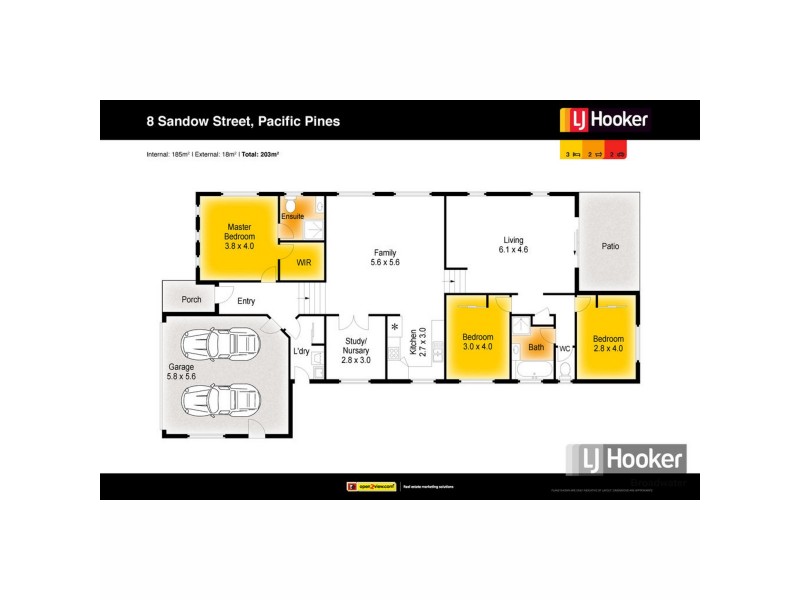 8 Sandow Street, Pacific Pines QLD 4211 Floorplan