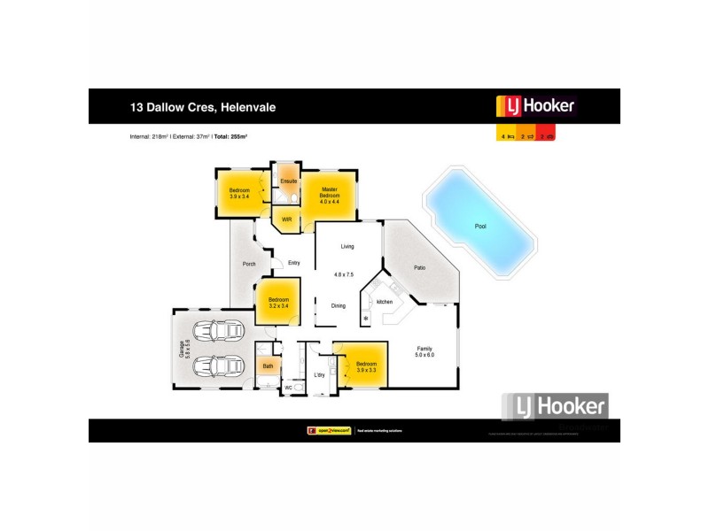 13 Dallow Crescent, Helensvale QLD 4212 Floorplan