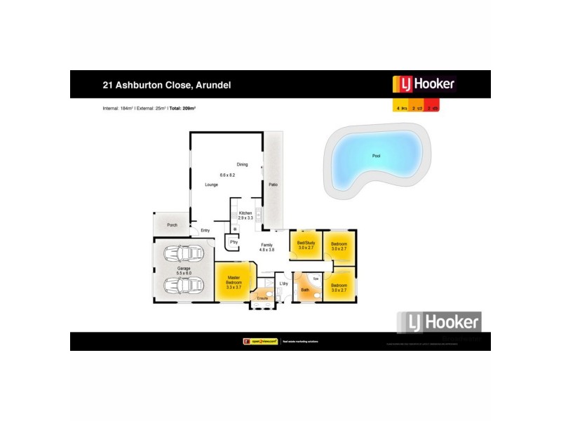 21 Ashburton Close, Arundel QLD 4214 Floorplan