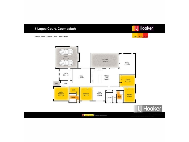 5 Lagos Court, Coombabah QLD 4216 Floorplan