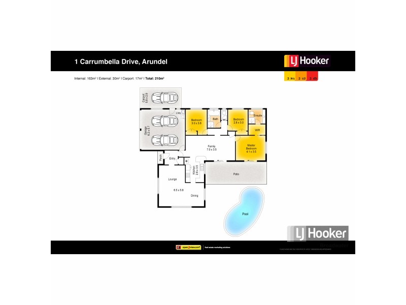 1 Carrumbella Drive (32 Melbourne Road), Arundel QLD 4214 Floorplan