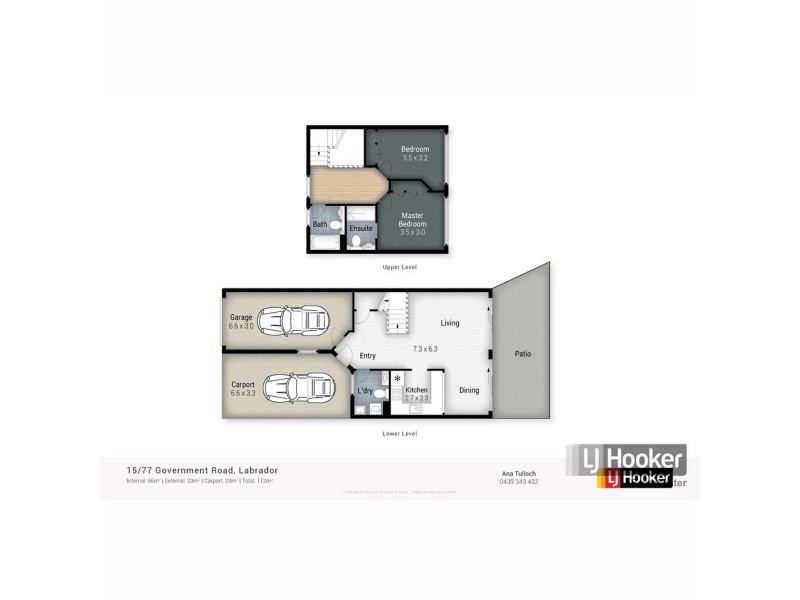 15/77 Government Road, Labrador QLD 4215 Floorplan