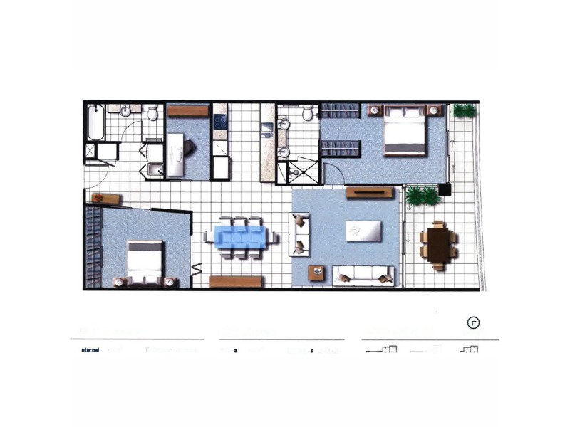 3505/25-31 East Quay Drive, Biggera Waters QLD 4216 Floorplan